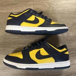 Nike Dunk Low Michigan Blue Maize 2021 Size 9.5 | DD1391-700